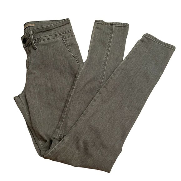 Vince Seam Jegging Skinny Gray Stretch Jeans 27 - Picture 1 of 11
